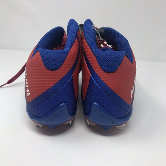Nike Alpha Pro 2 Red and Blue Football Cleats Sz 12.5 main image 7